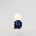 Blue Rechargeable Touch Table Lamp
