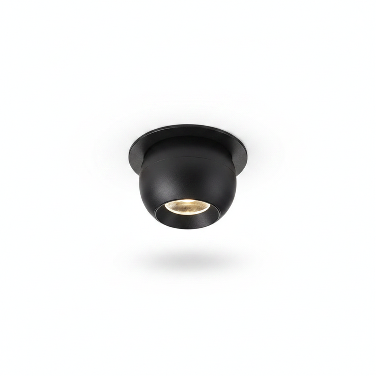 Black Recessed Small Beam LED Spotlight Cool White
