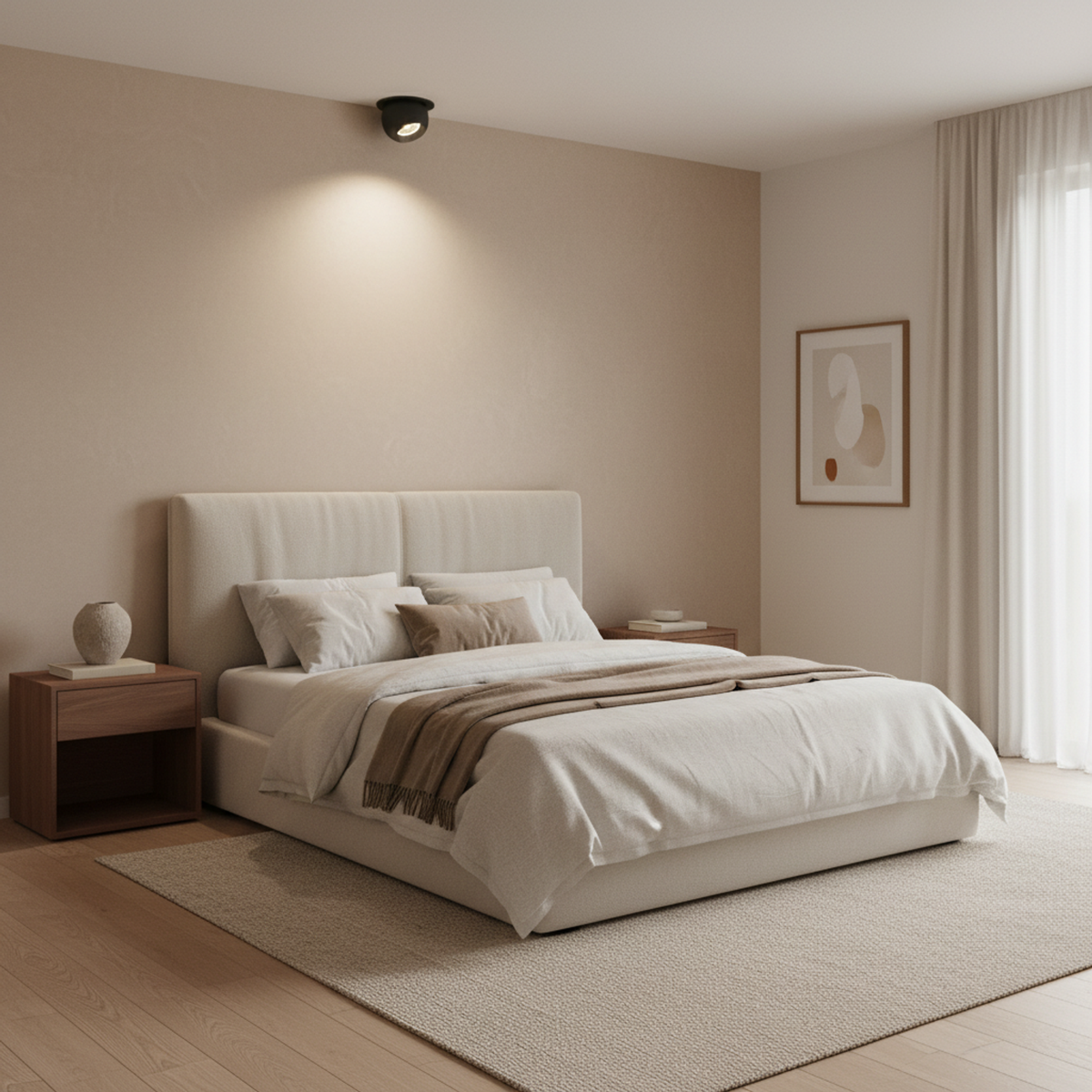 Black Recessed Small Beam LED Spotlight Cool White