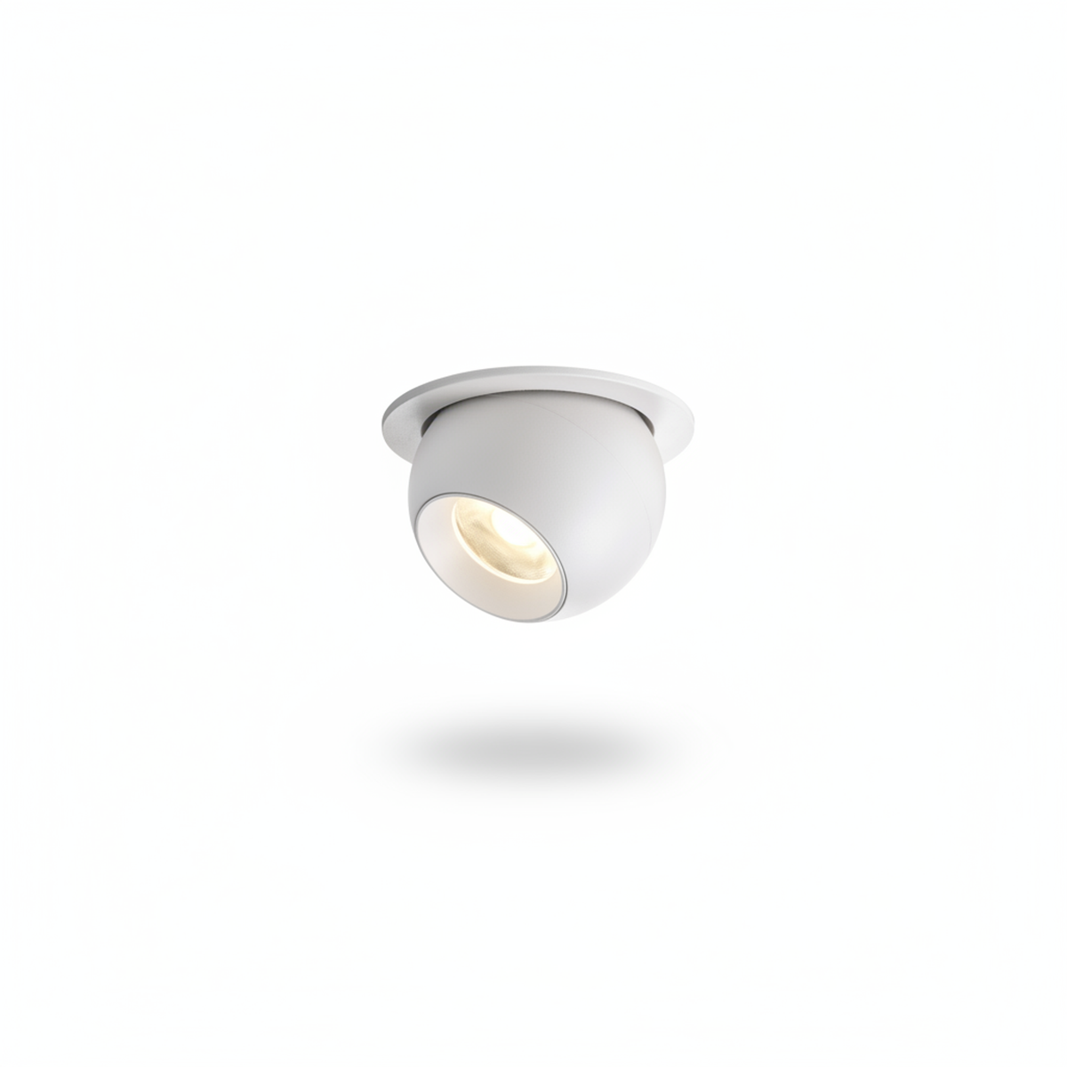White Recessed Small Beam LED Spotlight Warm White