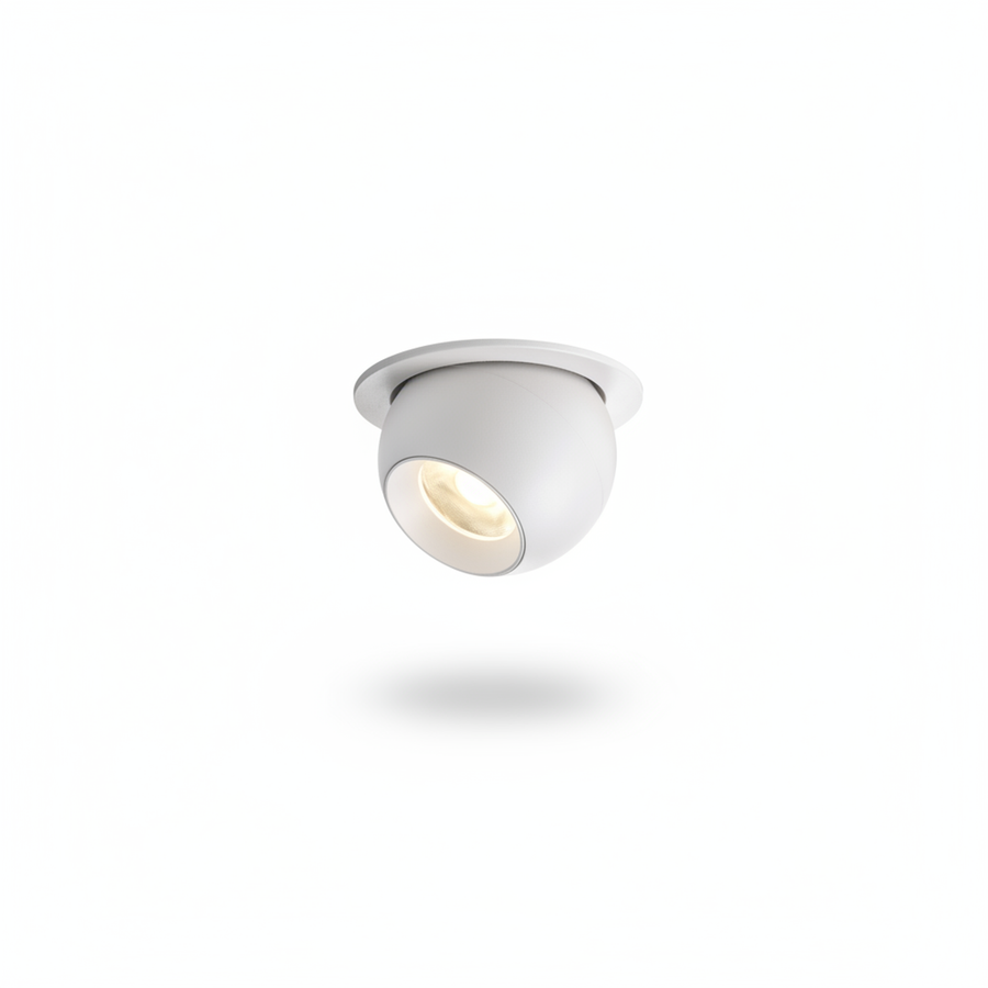 White Recessed Small Beam LED Spotlight Warm White