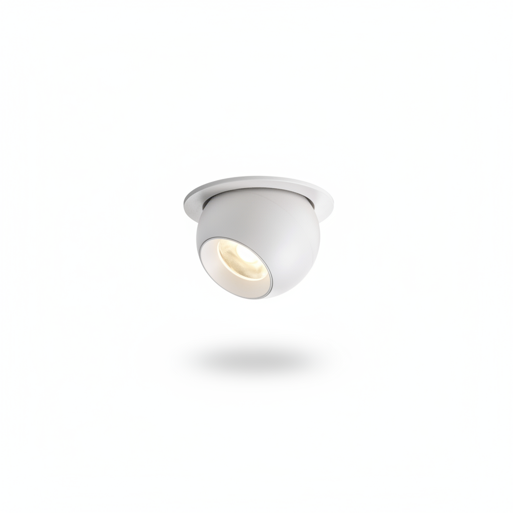 White Recessed Small Beam LED Spotlight Natural White