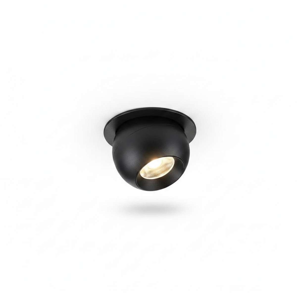 Black Recessed Small Beam LED Spotlight Natural White