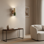 Beige and Green Nordic LED Wall Sconce
