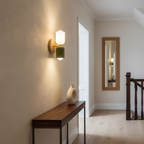 Beige and Green Nordic LED Wall Sconce