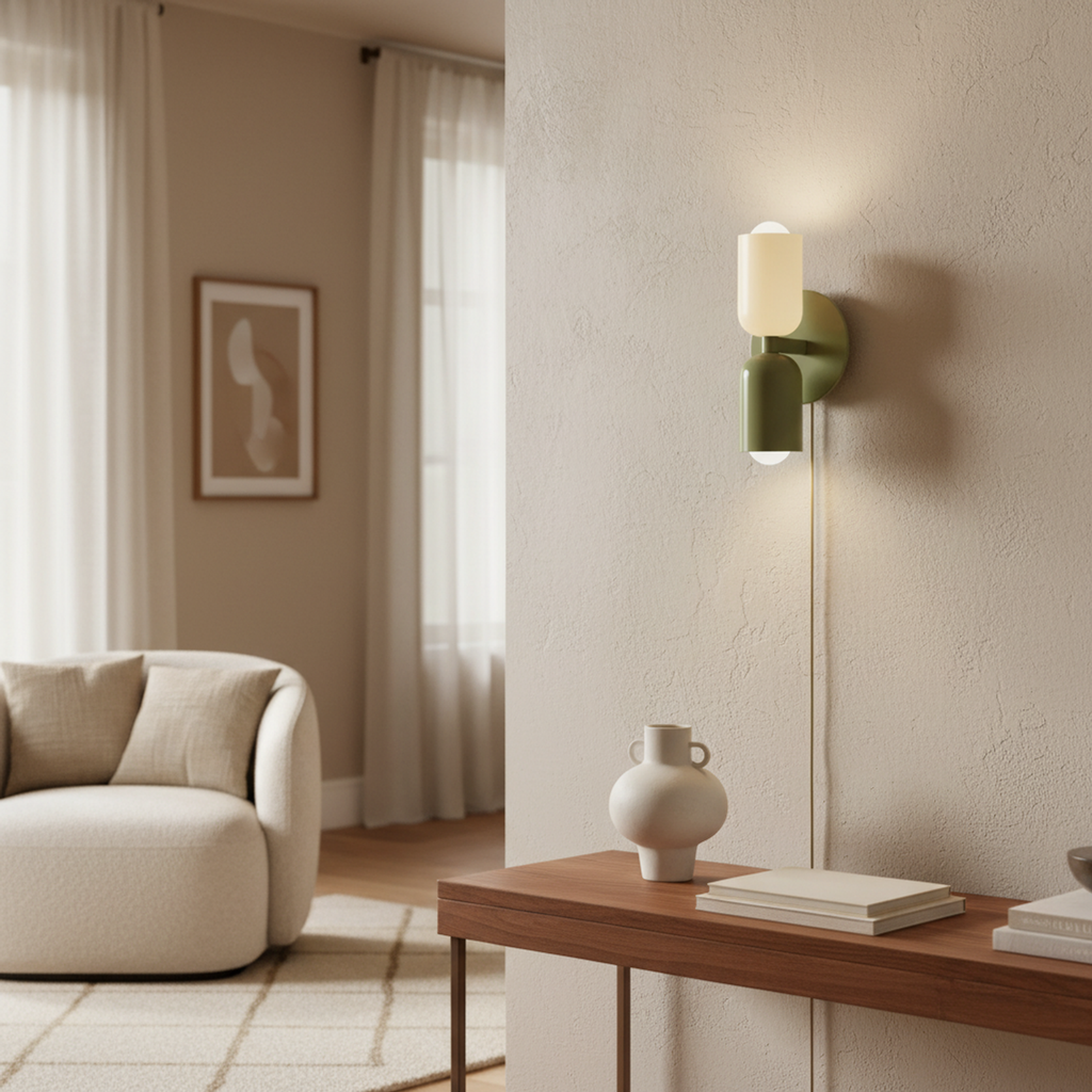 Green Nordic LED Wall Sconce