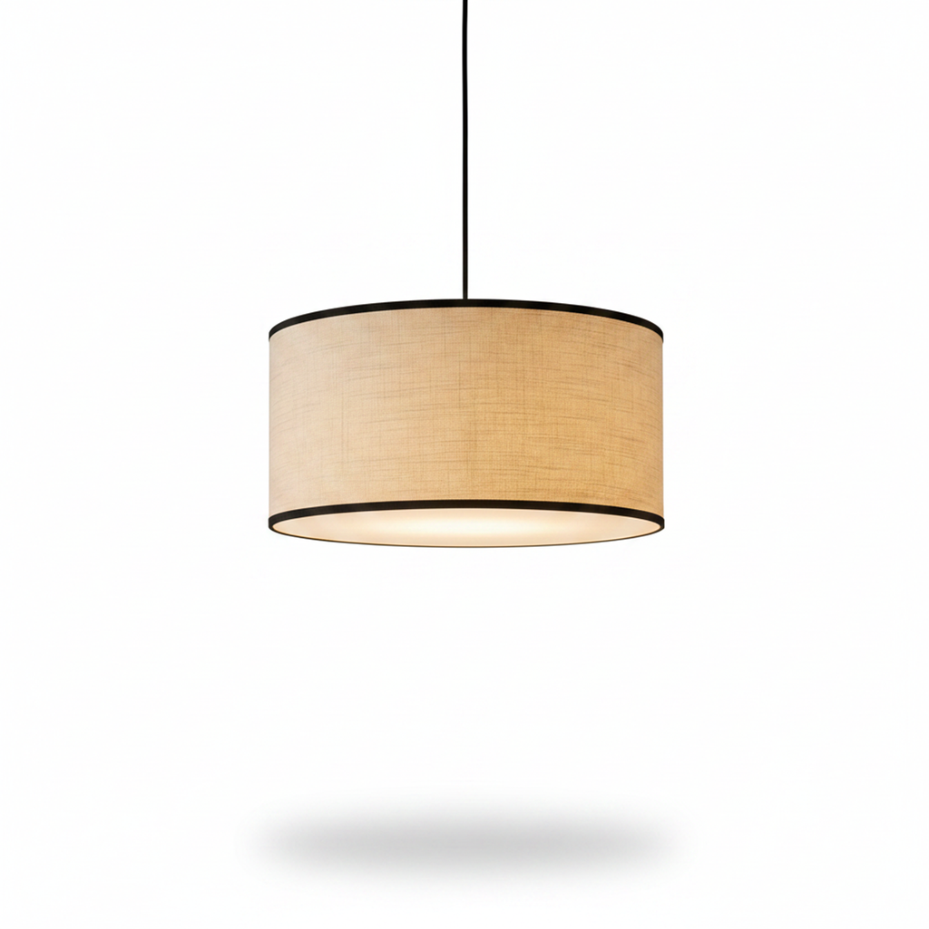 Modern Black Wabi Sabi Japanese Chandelier White Light