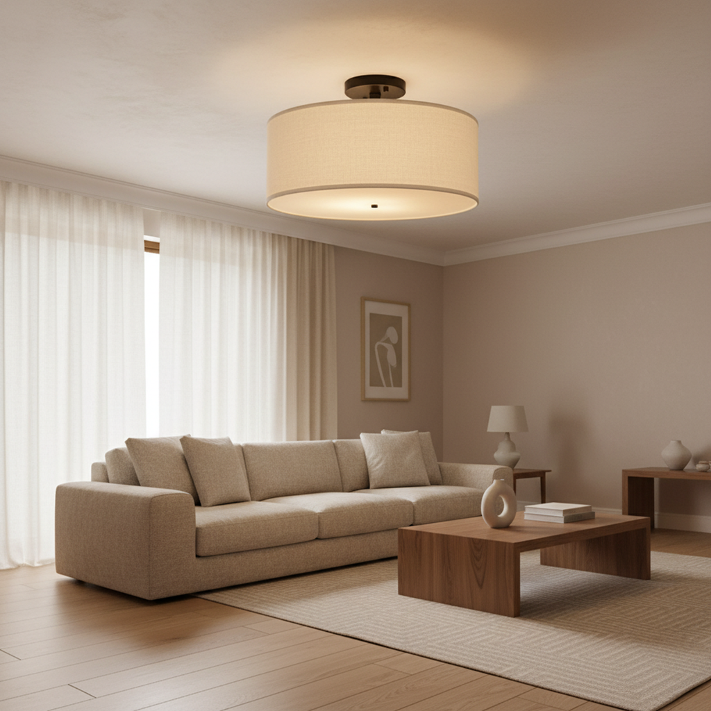 Modern White Wabi Sabi Japanese Chandelier White Light