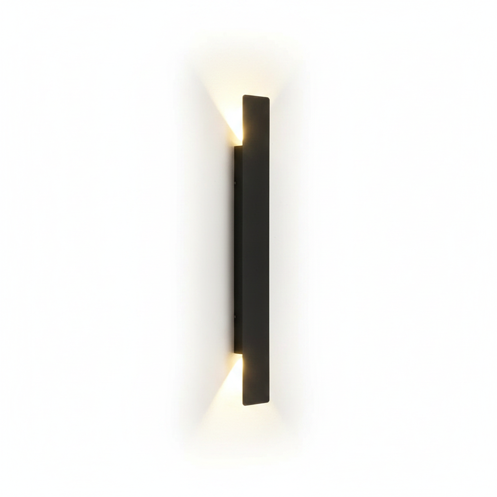 LED Outdoor Garden Wall Sconce 60cm Black