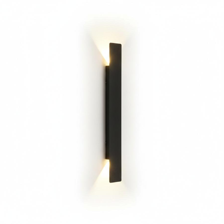 LED Outdoor Garden Wall Sconce 60cm Black