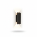 LED Outdoor Garden Wall Sconce 20cm Black