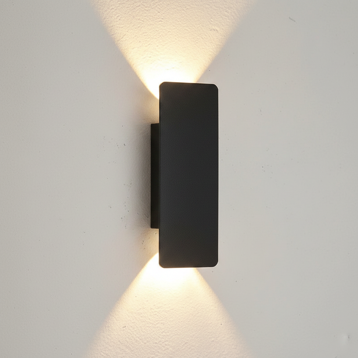 LED Outdoor Garden Wall Sconce 20cm Black