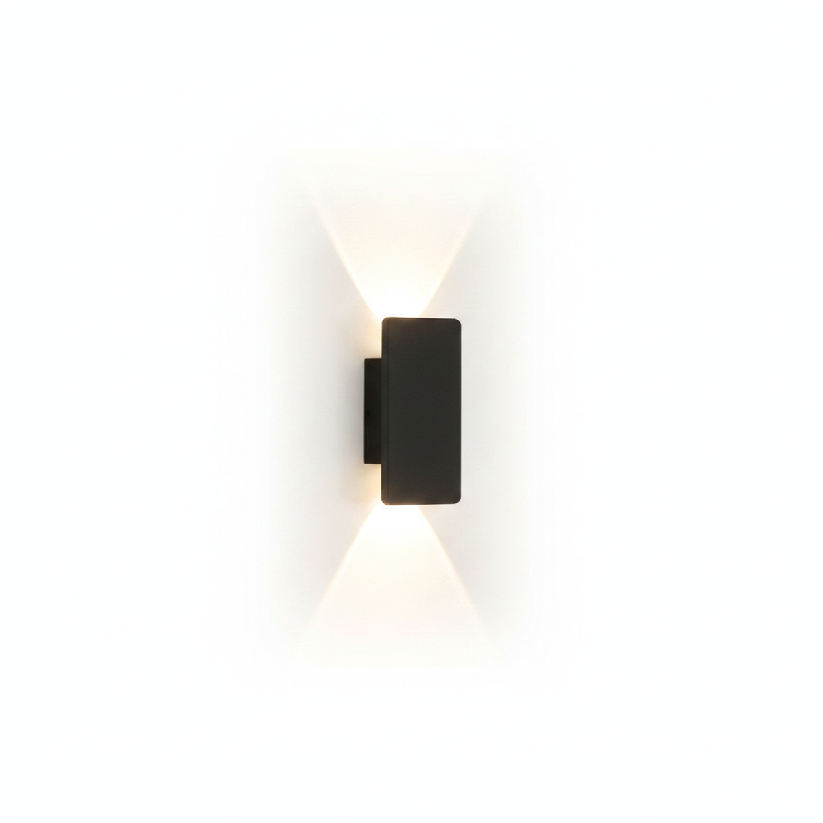 LED Outdoor Garden Wall Sconce 10cm Black