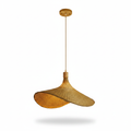 Handwoven Bamboo Chandelier – Beaumont
