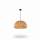 Handwoven Bamboo Chandelier – Camden