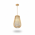 Handwoven Bamboo Chandelier – Atlas