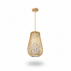 Handwoven Bamboo Chandelier – Atlas