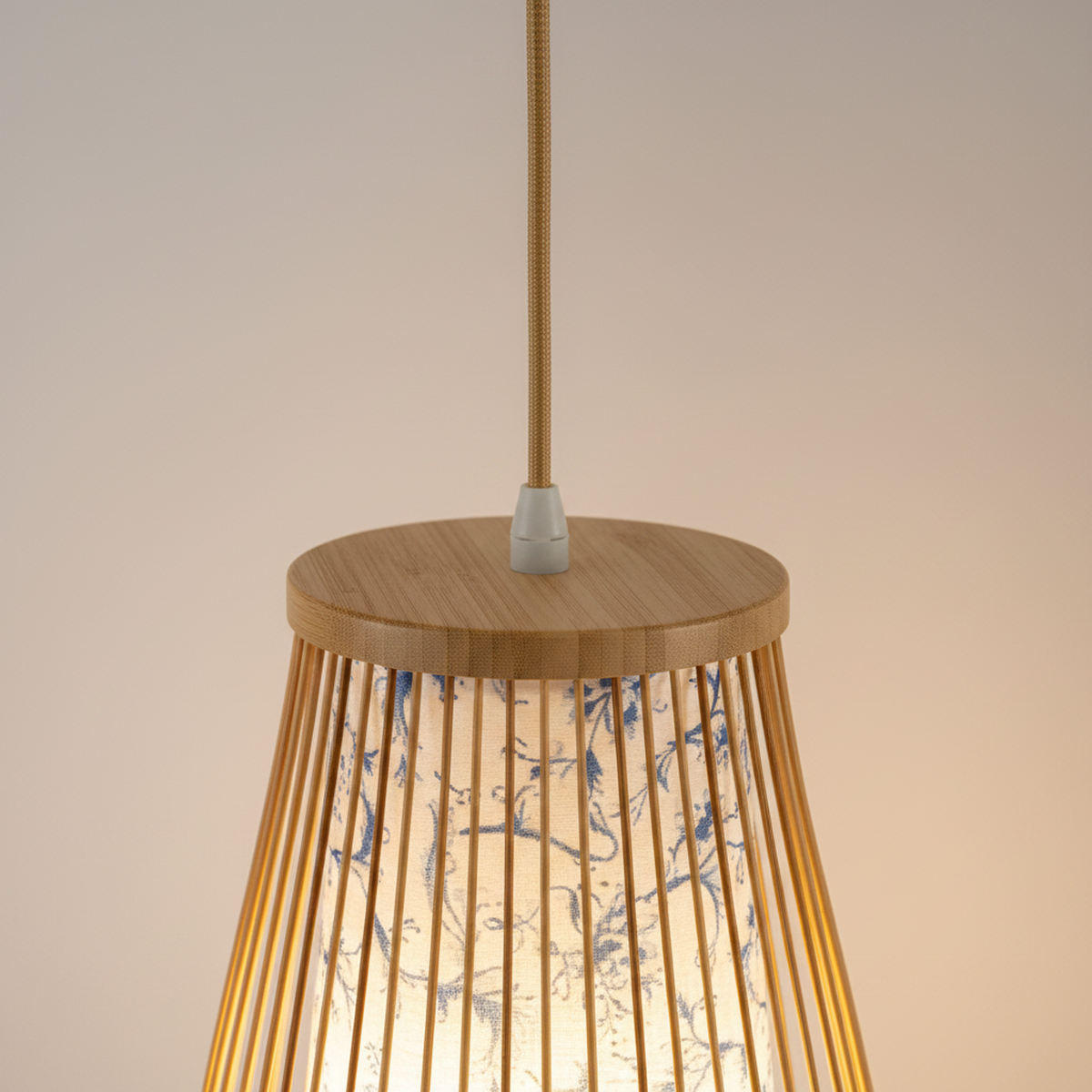 Handwoven Bamboo Chandelier – Atlas