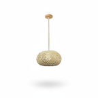 Handwoven Bamboo Chandelier – Easton