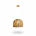 Handwoven Bamboo Chandelier – Aspen