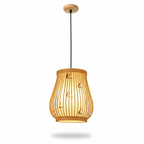 Handwoven Bamboo Chandelier – Arden