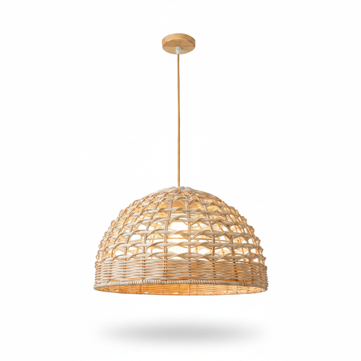 Handwoven Bamboo Chandelier – Briar