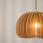 Handwoven Bamboo Chandelier – Everett