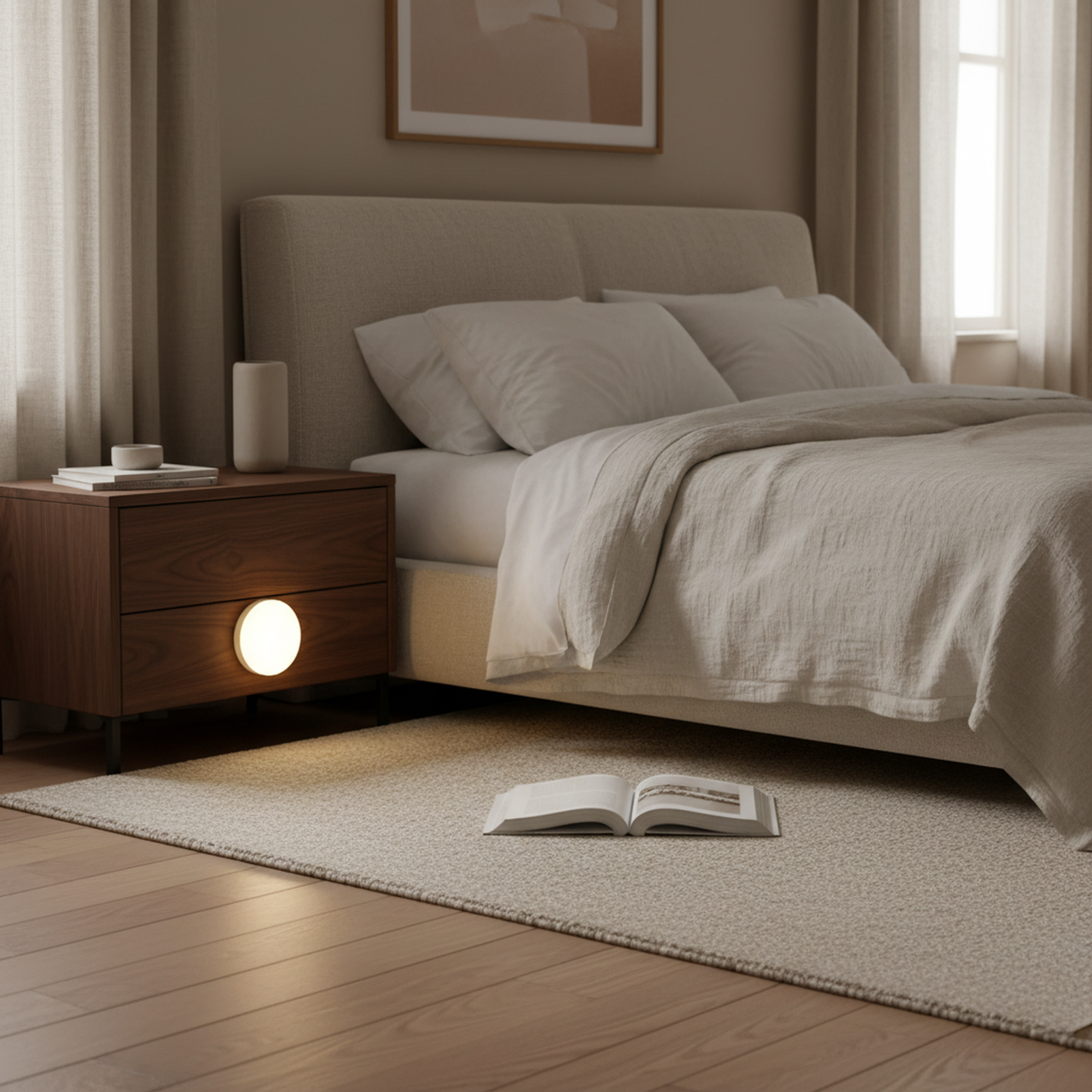 Round Motion Sensor Night Light
