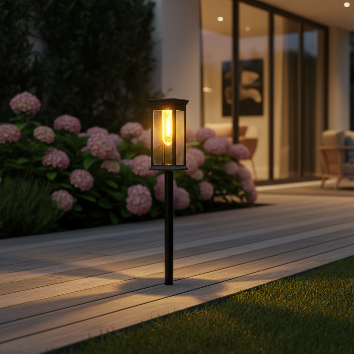 Solar LED Outdoor Pathway Light Pack of 2