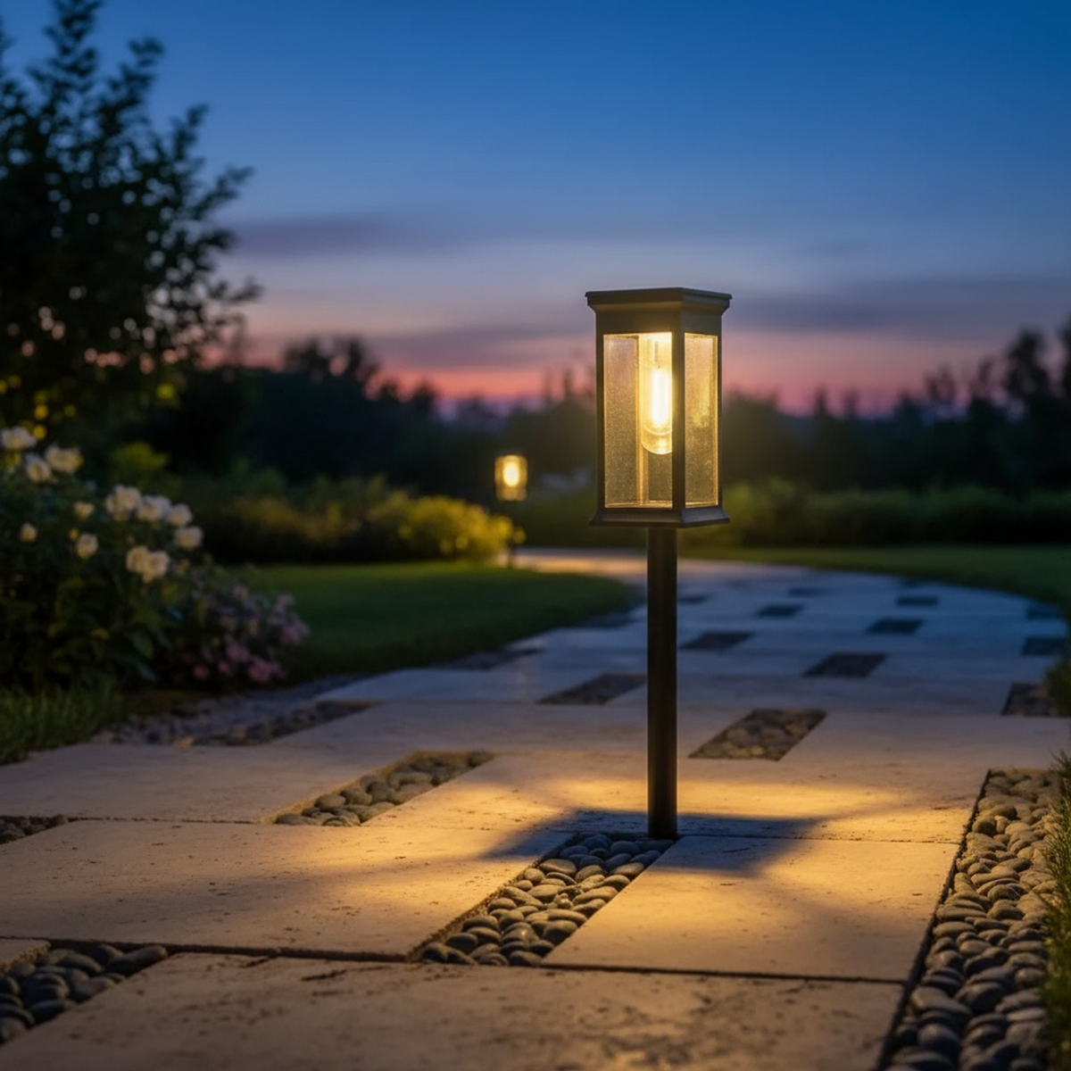 Solar LED Outdoor Pathway Light