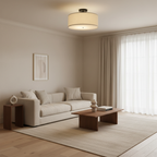 Modern White Wabi Sabi Japanese Chandelier Warm Light