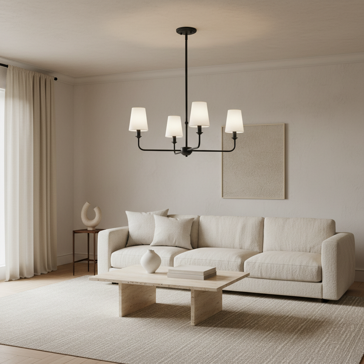 4-Light Ceiling Light Chandelier