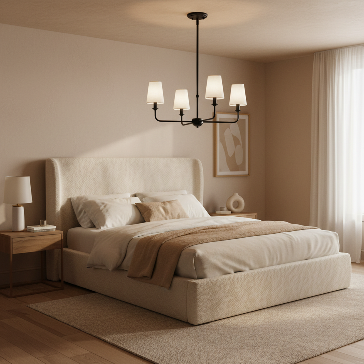4-Light Ceiling Light Chandelier