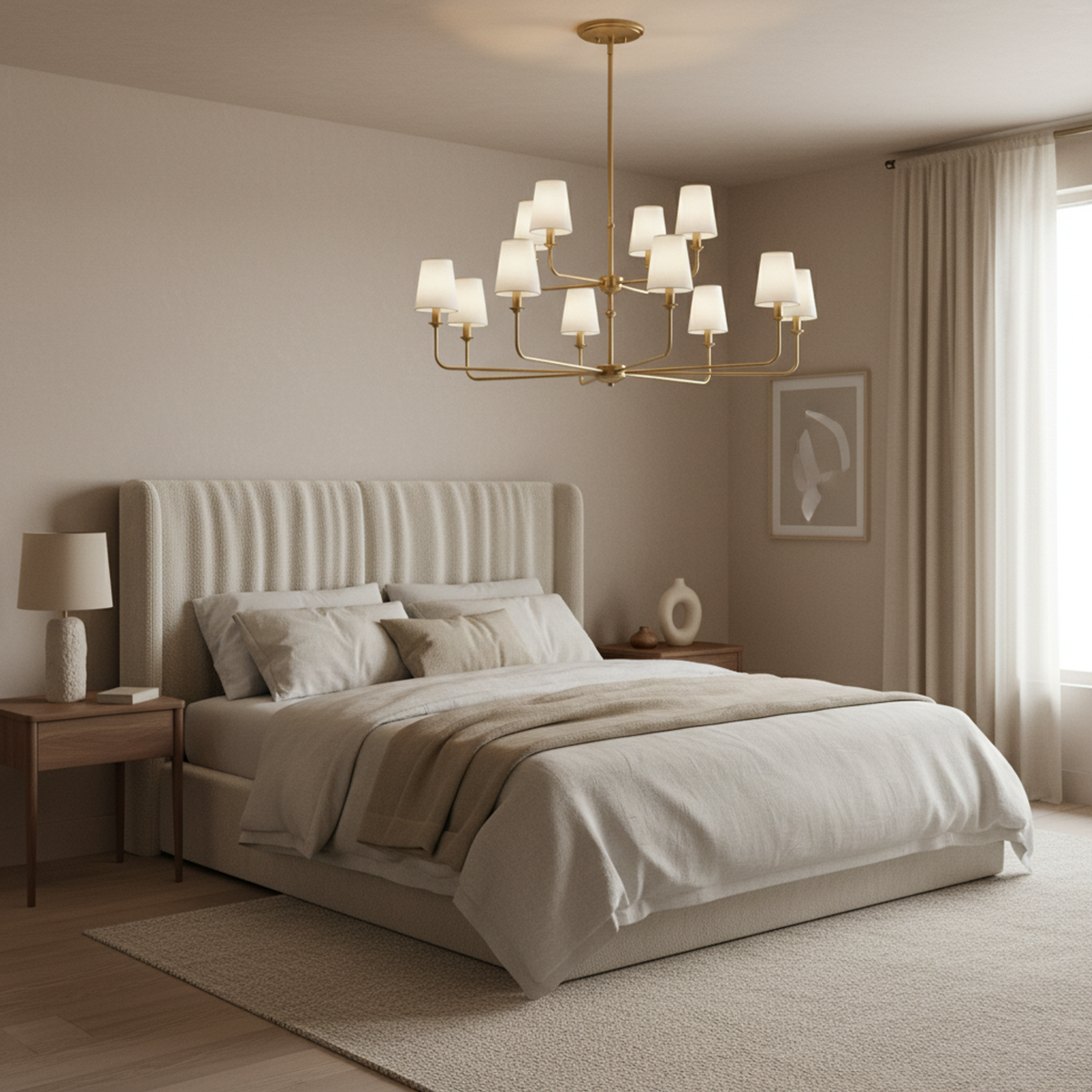 12-Light Modern Ceiling Light Chandelier