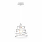 Spiral Metal Pendant Light