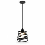 Spiral Metal Pendant Light