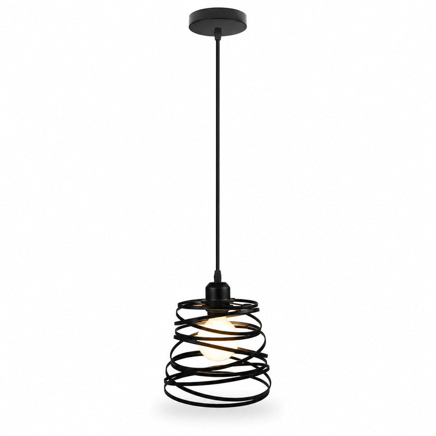 Spiral Metal Pendant Light