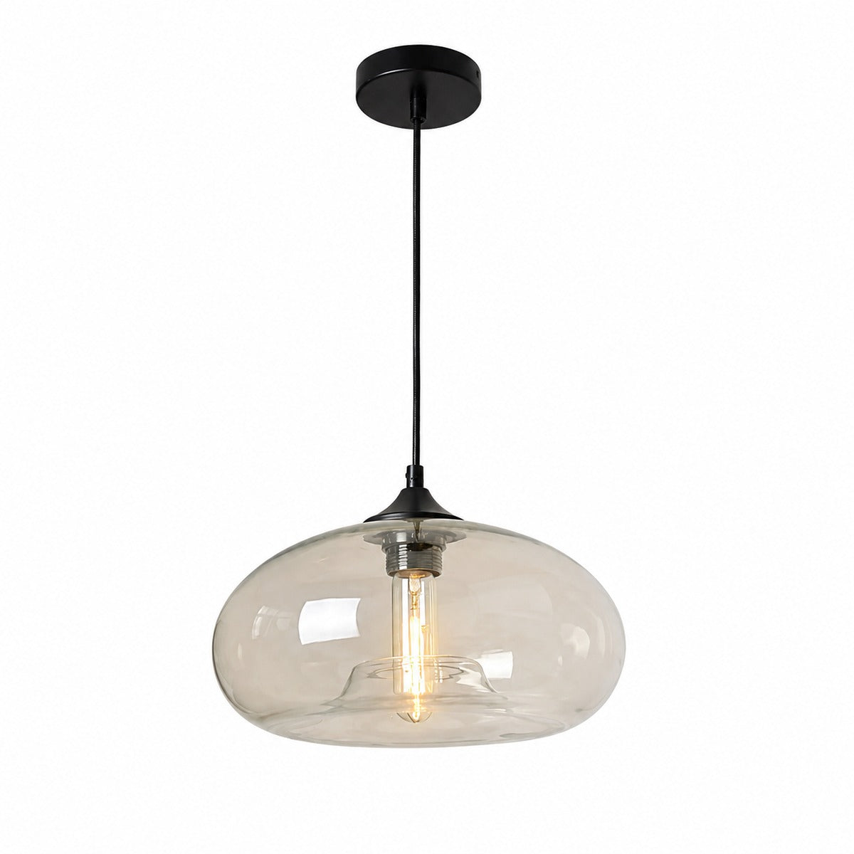 Colored Glass Pendant Light