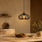 Colored Glass Pendant Light