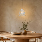 Spiral Metal Pendant Light