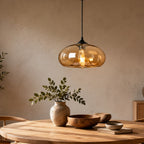 Colored Glass Pendant Light