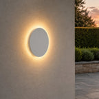 Round Outdoor Wall Sconce