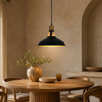 Aged Metal Pendant Light