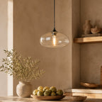 Colored Glass Pendant Light