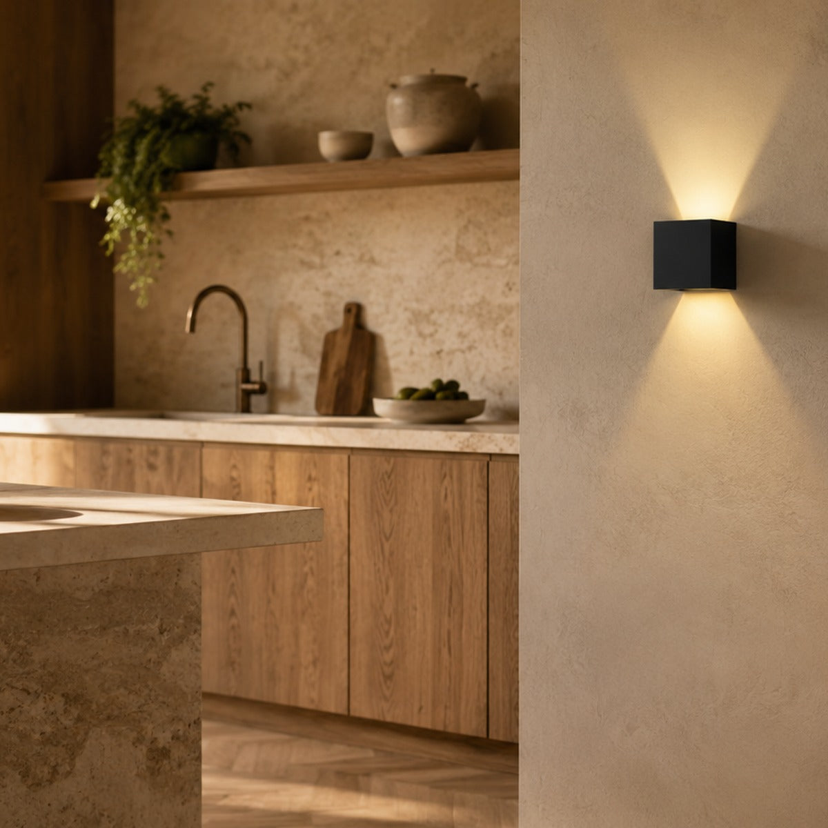 Square LED Wall Sconce
