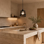 Spiral Metal Pendant Light