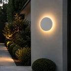 Round Outdoor Wall Sconce