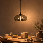 Colored Glass Pendant Light