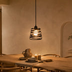 Spiral Metal Pendant Light