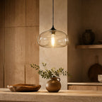 Colored Glass Pendant Light